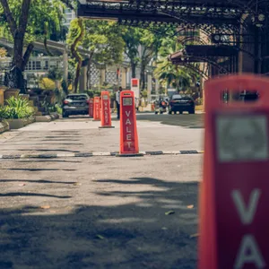 Valet bord voor parkeren